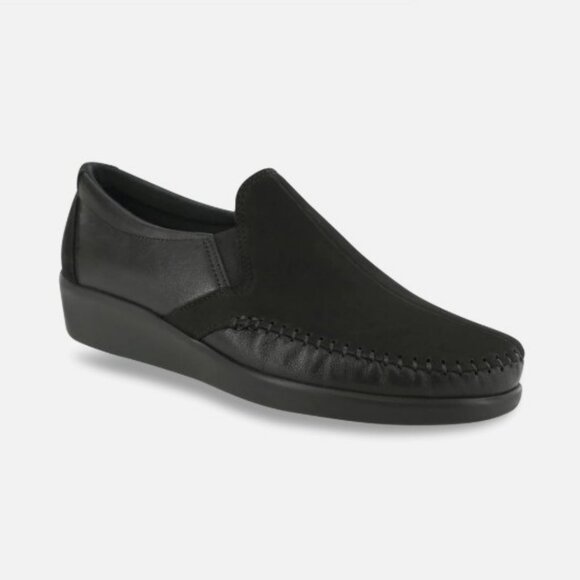 SAS Dream Slip-On Loafers, Black, Women's 6M - Picture 1 of 16